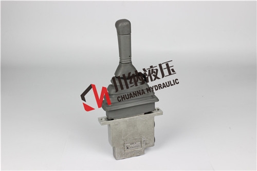 Bulldozer blade manual pilot valve