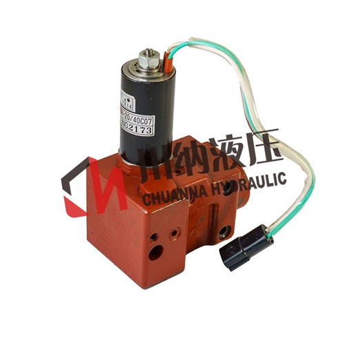 Hydraulic control K3V140 pump solenoid valve